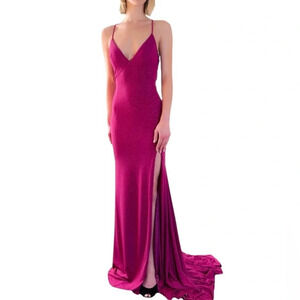 Crystal Doll Pink Backless Dress